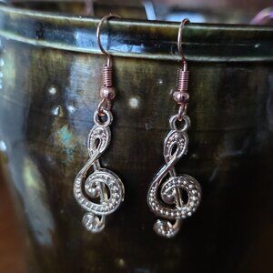 Music Note Musical Musician Earrings NWT